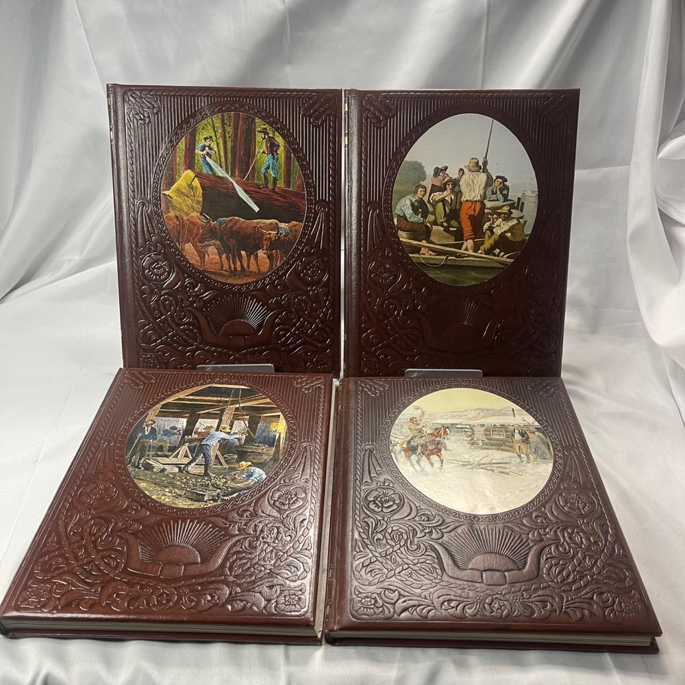 Time Life Books The Old West Series Set of 4 Miners Ranchers‎ Loggers Rivermen